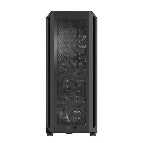 Korpusas ADATA VALOR AIR PLUS MID su permatomu paneliu, juodas