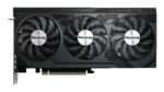 Vaizdo plokštė GIGABYTE NVIDIA GeForce RTX 5070 Ti, šoninis vaizdas