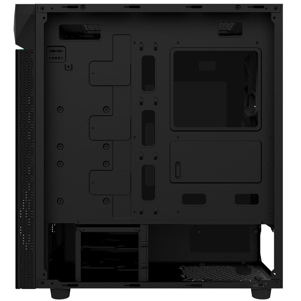 6b8c9655-3284-44c7-aea1-7d9c9ed384c2-1 Case GIGABYTE C200 GLASS MidiTower Not included ATX MicroATX MiniITX Colour Black GB-C200G