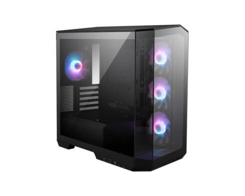 MSI MidiTower korpusas MAGPANOM100RPZ su permatomu paneliu