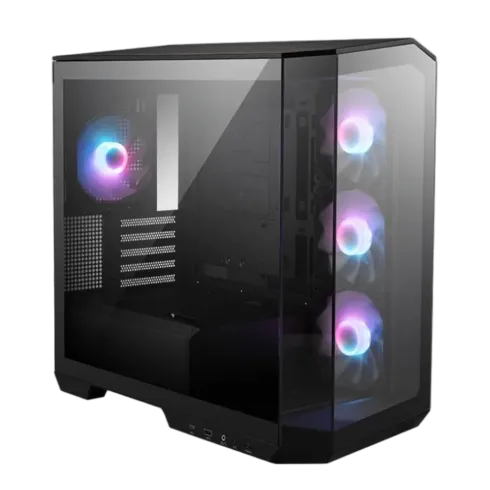 MSI MidiTower korpusas MAGPANOM100RPZ su permatomu paneliu