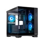 Case CHIEFTEC VISIO GM-30B-TG-OP MidiTower Case product features Transparent panel Not included ATX MicroATX MiniITX Colour Black GM-30B-TG-OP