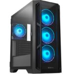 CHIEFTEC APEX GA-01B-TG-OP korpusas su 4 ARGB ventiliatoriais