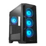 CHIEFTEC APEX GA-01B-TG-OP korpusas su 4 ARGB ventiliatoriais