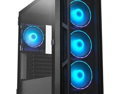 Case CHIEFTEC APEX ARGB MidiTower Not included ATX MicroATX MiniITX Colour Black GA-01B-TG-OP