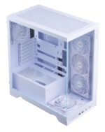 Korpusas ADATA INVADER X BTF su permatomu paneliu, baltas