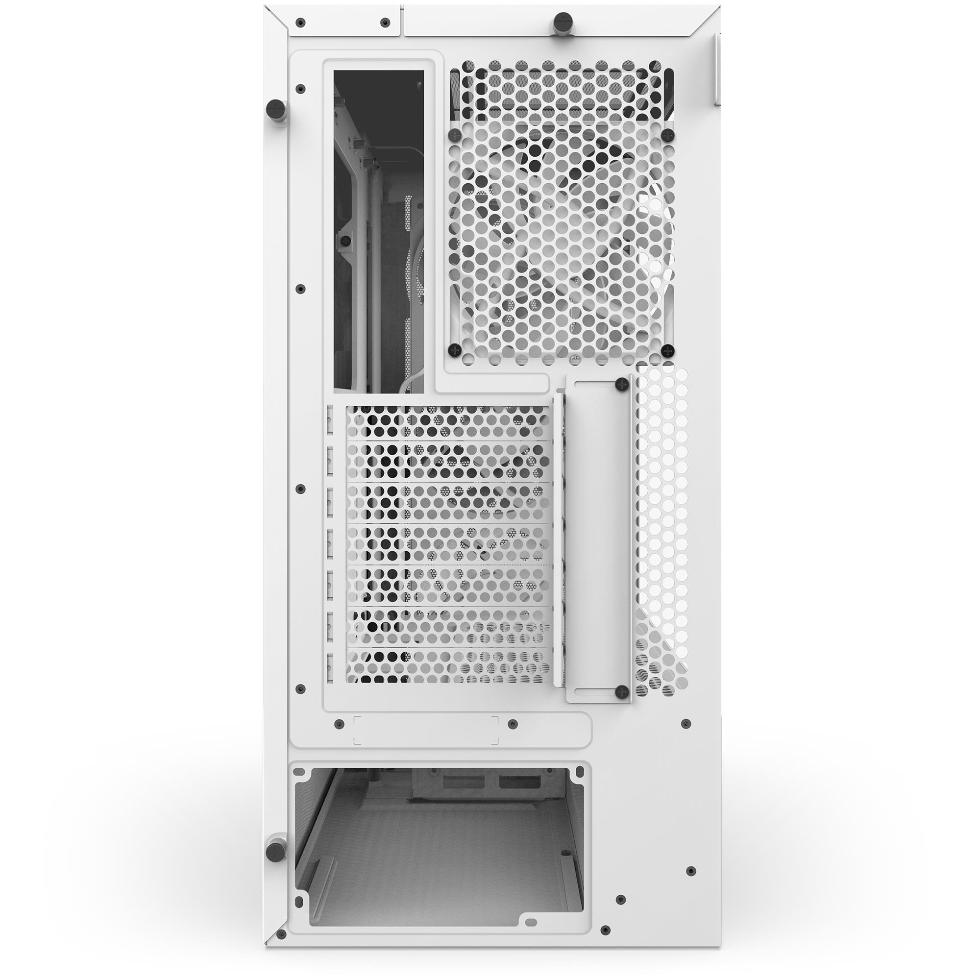 6edda22a-af42-4b9c-baf5-a8104299c732-1 Case NZXT H5 Flow MidiTower Case product features Transparent panel Not included ATX EATX MicroATX MiniITX Colour White CC-H52FW-01
