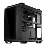 Case ASUS TUF Gaming GT502 Horizon MidiTower Case product features Transparent panel Not included ATX MicroATX MiniITX Colour Black TUFGAMINGGT502HORIZON