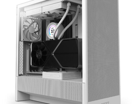 Case NZXT H5 Flow MidiTower Case product features Transparent panel Not included ATX EATX MicroATX MiniITX Colour White CC-H52FW-01