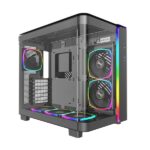 Korpusas MONTECH KING 95 PRO (B) juodas, MidiTower tipo