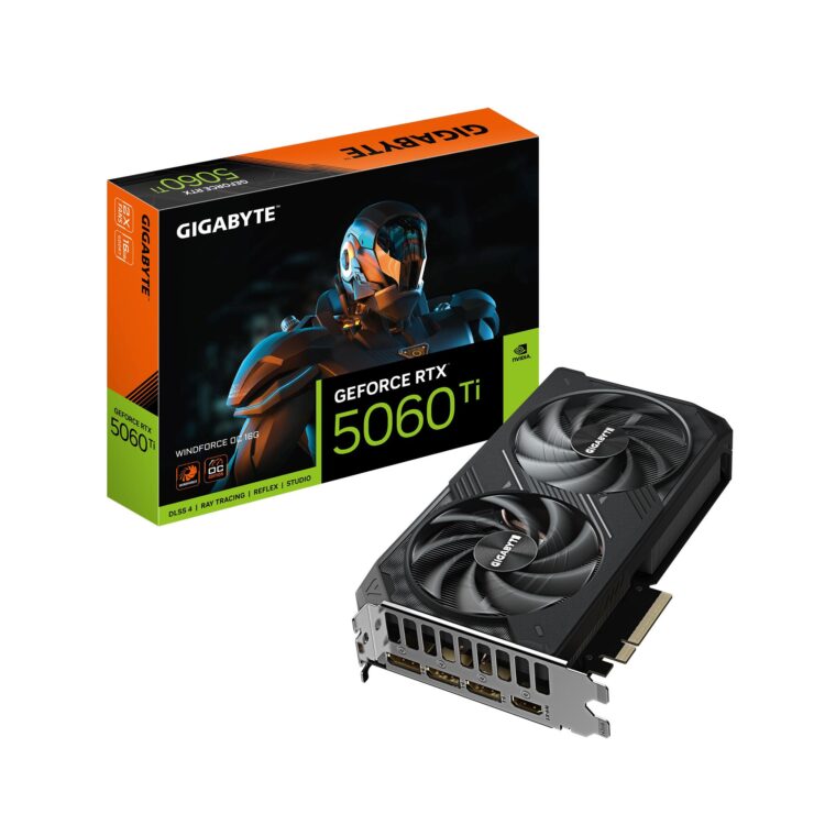 GIGABYTE NVIDIA GeForce RTX 5060 Ti 16 GB GDDR7 2587 MHz