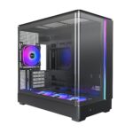 MONTECH KING 15 PRO (B) juodas midi tower korpusas Micro ATX/Mini-ITX
