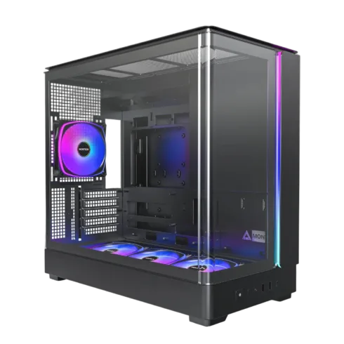MONTECH KING 15 PRO (B) juodas midi tower korpusas Micro ATX/Mini-ITX