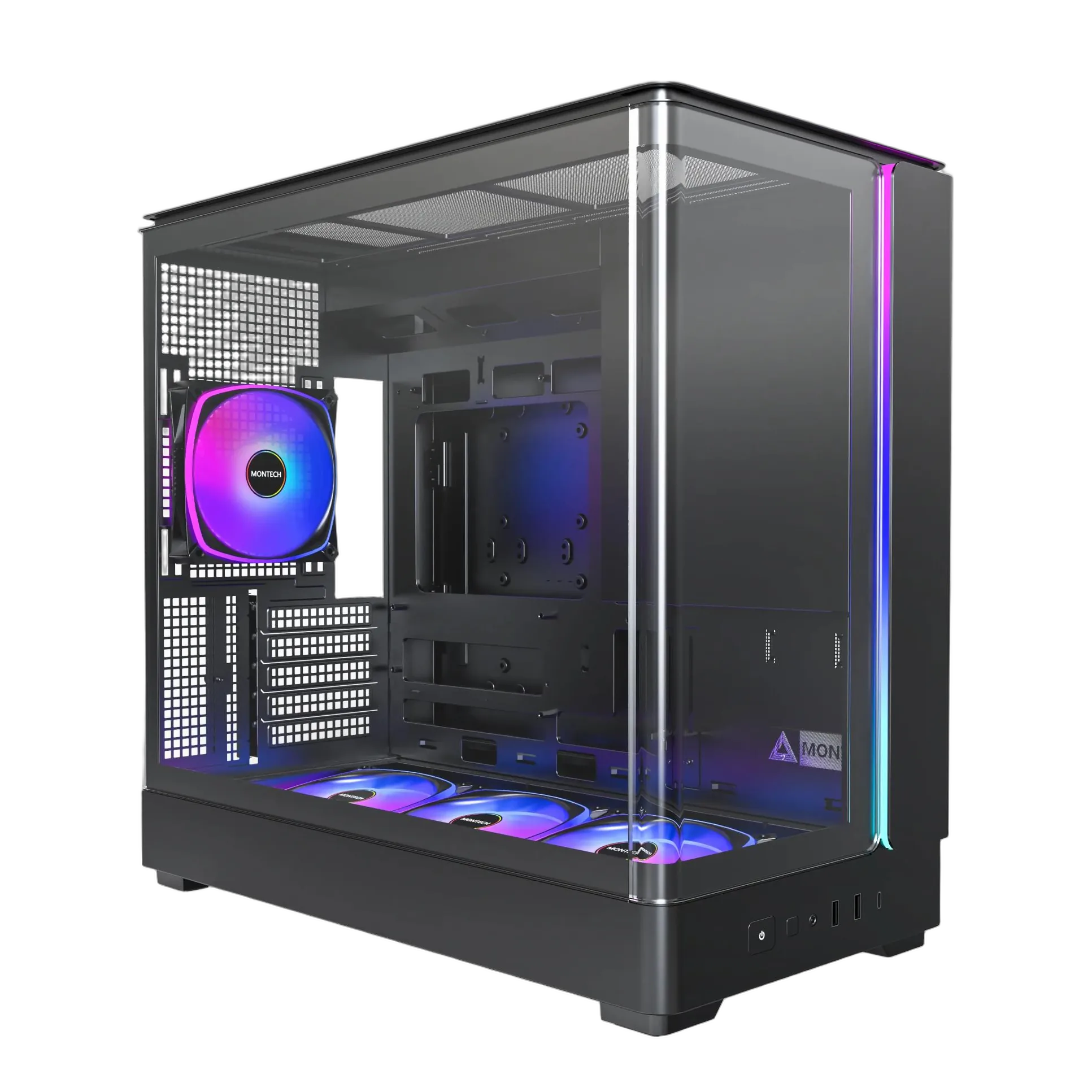 7a8c7499-df67-48bf-b463-117eccec1110-1 MONTECH KING 15 PRO (B) juodas midi tower korpusas Micro ATX/Mini-ITX