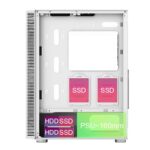 Case MONTECH X3 Glass MidiTower Case product features Transparent panel Not included ATX MicroATX MiniITX Colour White X3GLASS(W)