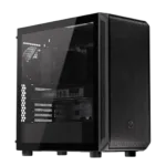 Korpusas ENDORFY Arx 700 Air su permatomu paneliu, juodas