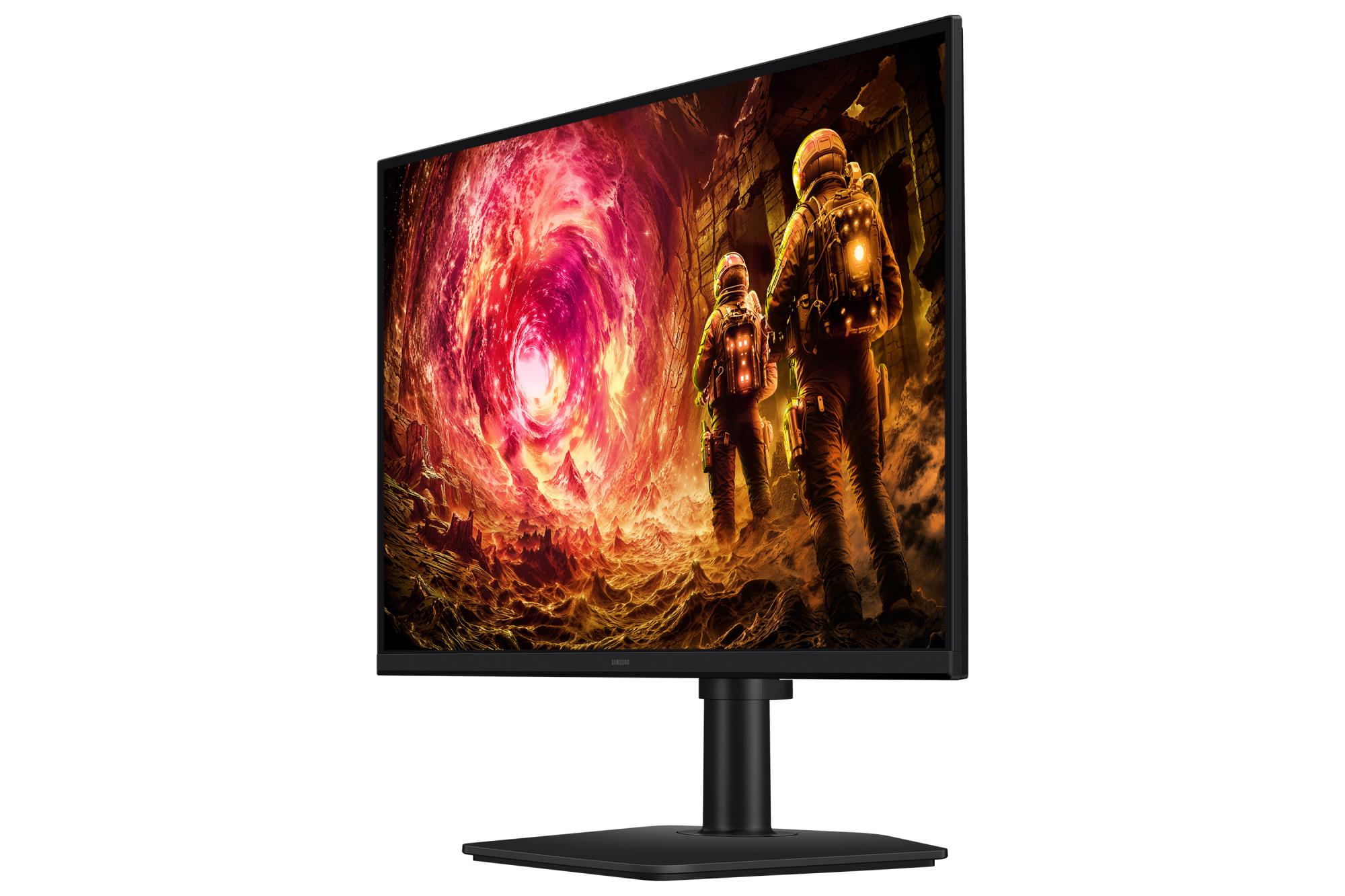 81b0a913-f304-4d3a-a304-b25cd1fbf69c Monitorius SAMSUNG 27" su matiniu ekranu, šoninis vaizdas