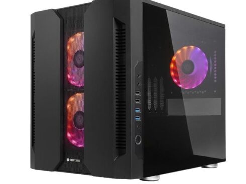 Case CHIEFTEC micro ATX/Mini-ITX Black Cube PC GM-02B-OP