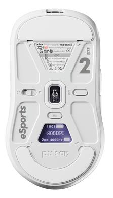 858e1535-6dc0-4d74-a9e2-019b7c3c5db2 MOUSE USB OPTICAL WRL X2H/MEDIUM WHITE PX2HES22 PULSAR