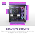 Case NZXT ATX/micro ATX/Mini-ITX/EATX Black Midi Tower PC CM-H92FB-R1