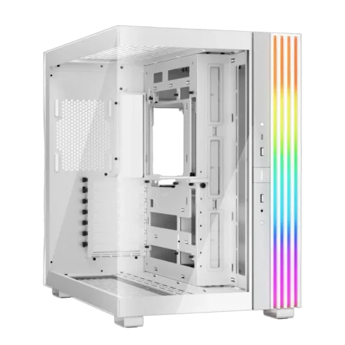 BE QUIET LIGHT BASE 600 DX korpusas su permatomu paneliu, baltas