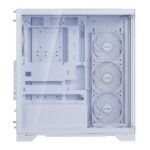 Korpuso ADATA INVADER X BTF vaizdas iš šono su permatomu paneliu