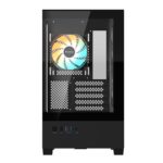 Case GIGABYTE C201 PANORAMIC MidiTower Case product features Rackmountable/Removeable HDD basket/Transparent panel Not included MicroATX MiniITX Colour Black GB-C201P