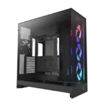 NZXT H9 Flow juodas midi bokštas su dviguba kamera