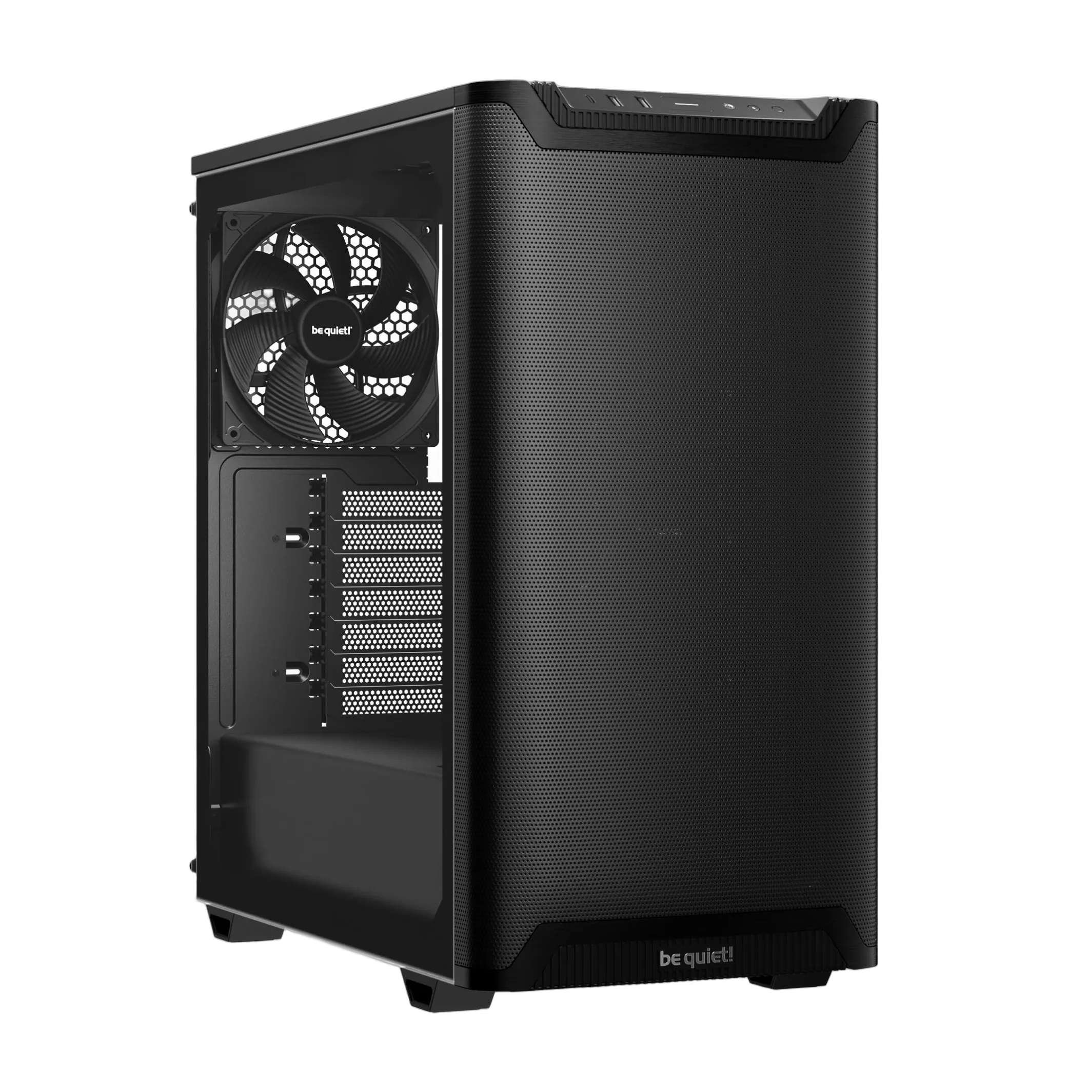 92961b25-3336-4645-9ccf-3bb1fa610404-1 Korpusas BE QUIET PURE BASE 501 juodas, skirtas ATX, MicroATX, MiniITX