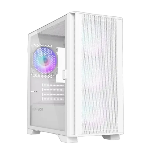 Korpusas MONTECH AIR 100 ARGB MidiTower, baltas, MicroATX