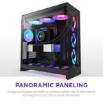 Case NZXT ATX/micro ATX/Mini-ITX/EATX Black Midi Tower PC CM-H92FB-R1