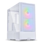 Korpusas LIAN LI LANCOOL 207 su permatomu paneliu, baltas