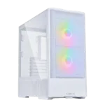 Korpusas LIAN LI LANCOOL 207 su permatomu paneliu, baltas