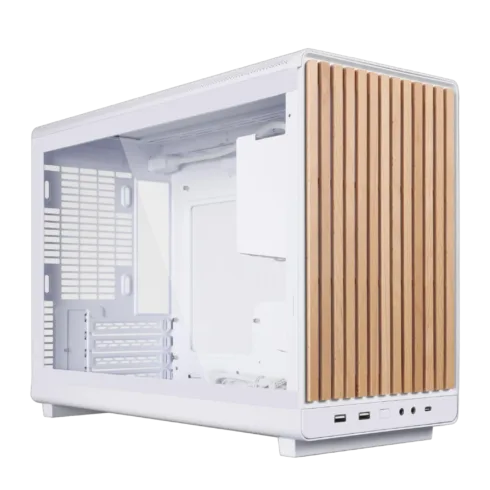 LIAN LI A3W-WDG micro ATX korpusas baltas