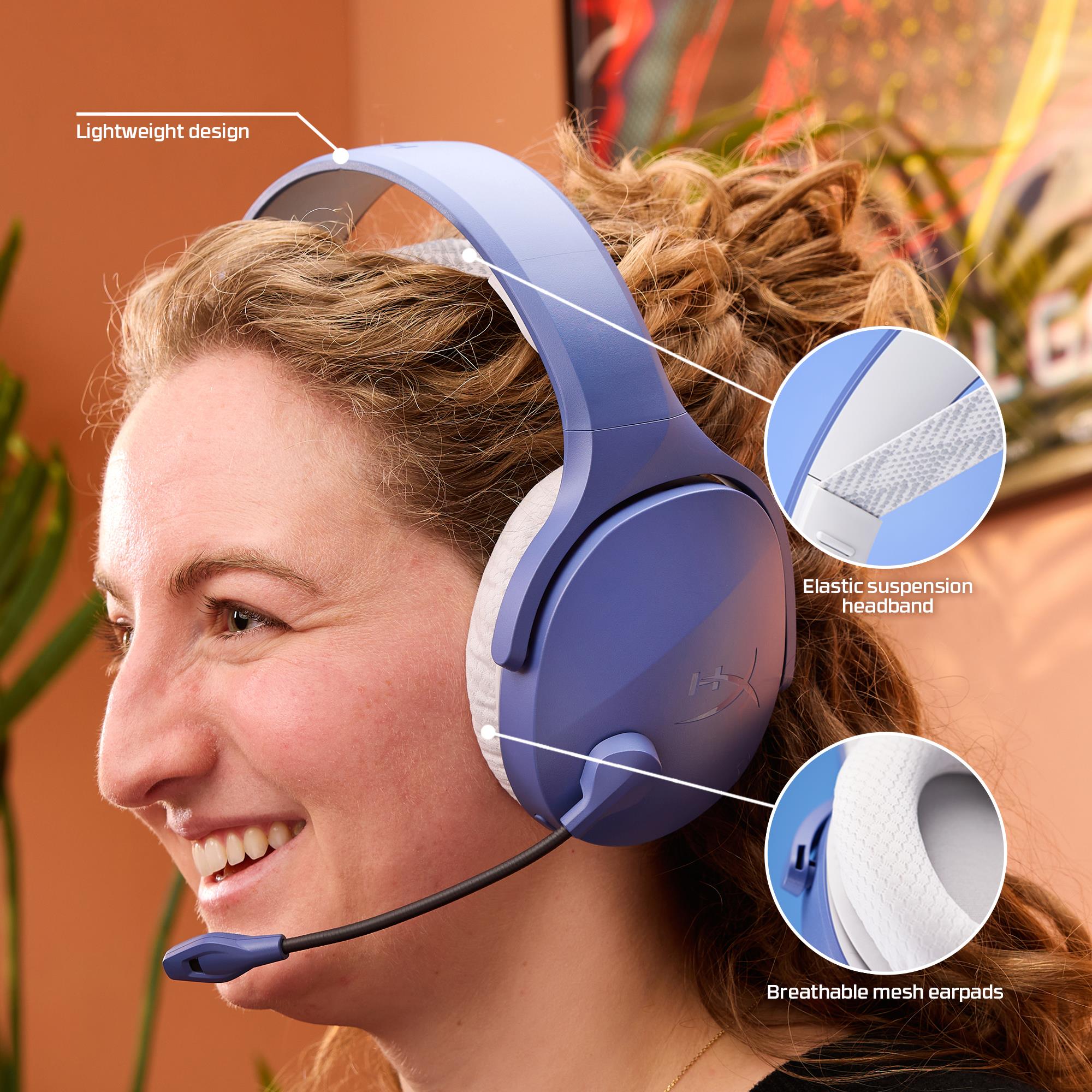 98915ef8-69cd-4e85-a109-690dd763e14b Ausinės HyperX Cloud Jet, matomos iš šono su mikrofonu
