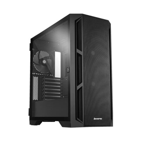 CHIEFTEC APEX AIR korpusas, juodas, su 3x 140mm PWM ventiliatoriais