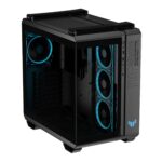 Case ASUS TUF Gaming GT502 Horizon MidiTower Case product features Transparent panel Not included ATX MicroATX MiniITX Colour Black TUFGAMINGGT502HORIZON