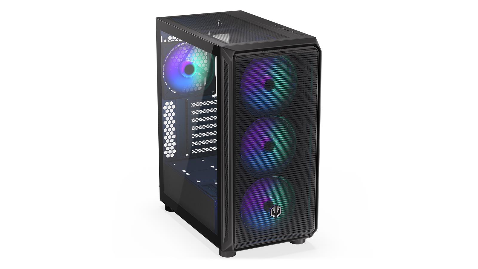 9f46300e-e1e2-4c81-bf35-9d03b38a10be-1 Case ENDORFY Arx 500 ARGB MidiTower Case product features Transparent panel Not included ATX MicroATX MiniITX Colour Black EY2A011