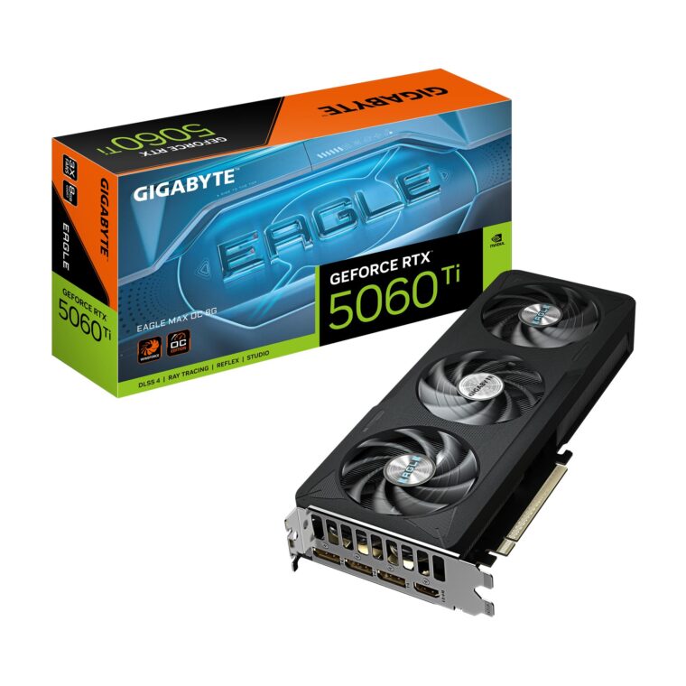 GIGABYTE NVIDIA GeForce RTX 5060 Ti, 2617 MHz, 8 GB GDDR7