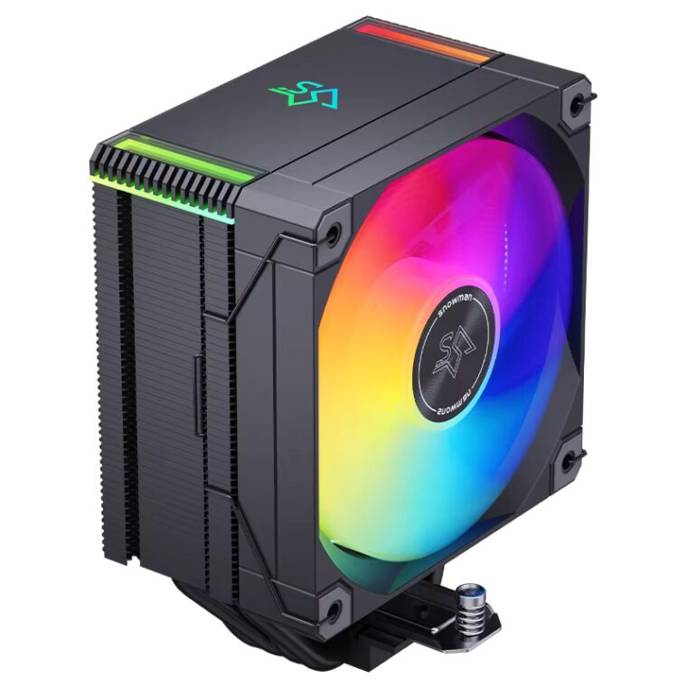 Snowman MT4-V4-ARGB BK CPU aušintuvas su adresuojamu RGB apšvietimu