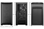 Case BE QUIET PURE BASE 501 LX MidiTower Case product features Transparent panel Not included ATX MicroATX MiniITX Colour Black BGW78