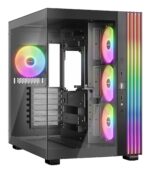 Korpusas BE QUIET LIGHT BASE 600 LX juodas su ARGB ventiliatoriais