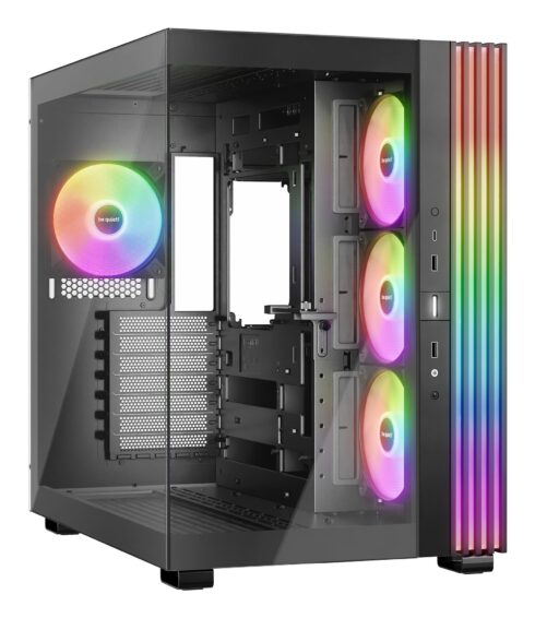Korpusas BE QUIET LIGHT BASE 600 LX juodas su ARGB ventiliatoriais