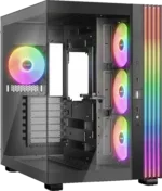Korpusas BE QUIET LIGHT BASE 600 LX juodas su ARGB ventiliatoriais