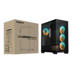 Case GIGABYTE GB-C500P ST MidiTower Case product features Transparent panel ATX MicroATX MiniITX Colour Black GB-C500PST