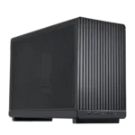 Korpusas LIAN LI A3-mATX juodas su tinkliniu dizainu
