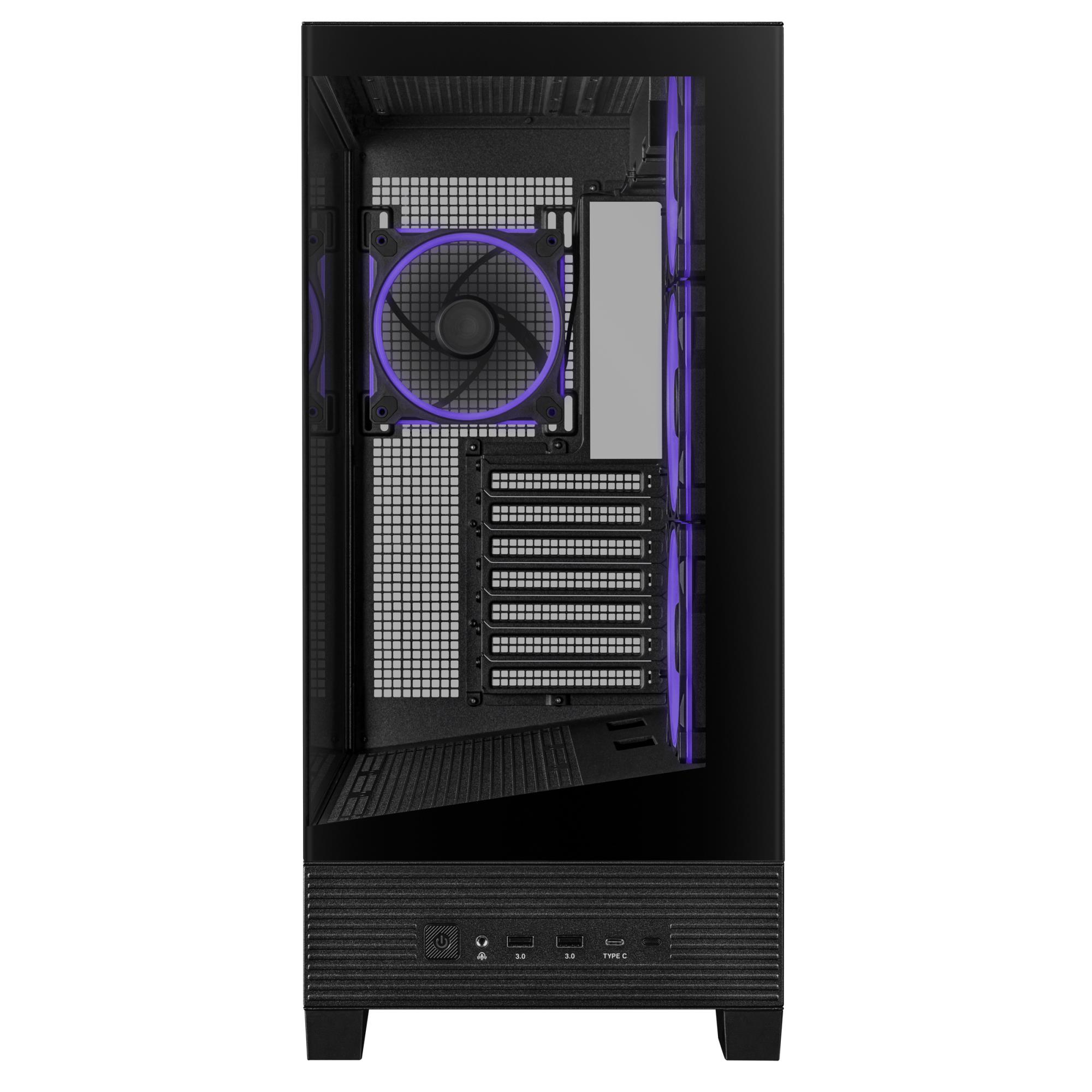 aa687c42-a647-4719-94a5-51f3df740c7a-1 Case ASUS ASUS A31 PLUS Case MidiTower Case product features Transparent panel ATX BTX MicroATX MiniITX Colour Black A31PLUSTGARGBBLACK