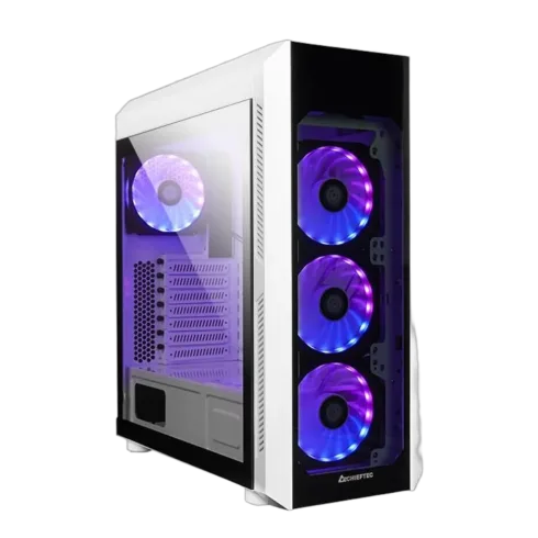 CHIEFTEC GL-03W-OP korpusas su temperaturos stiklo paneliu