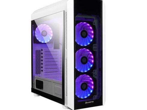 Case CHIEFTEC ATX/micro ATX/Mini-ITX White Midi Tower PC GL-03W-OP