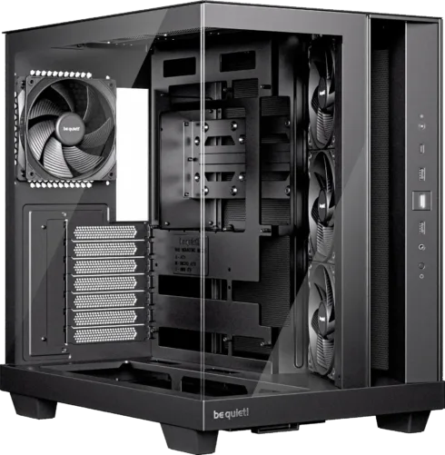 Korpusas BE QUIET BGW83 juodas Midi Tower su ATX ir micro ATX palaikymu